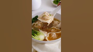 10 minute Wonton Soup #easyrecipe
