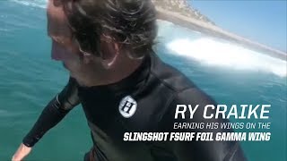 Ry Craike Earning His Wings On The Slingshot Fsurf Foil Gamma Wing