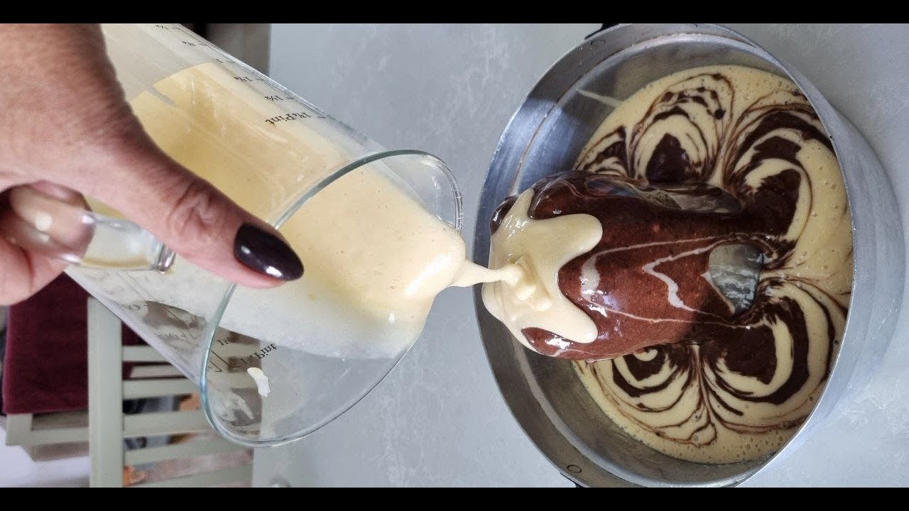 עוגת זברה מהממת עם טריק מגניב