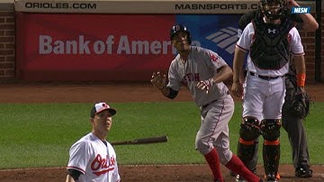 BOS@BAL: Bogaerts extends hit streak to 26