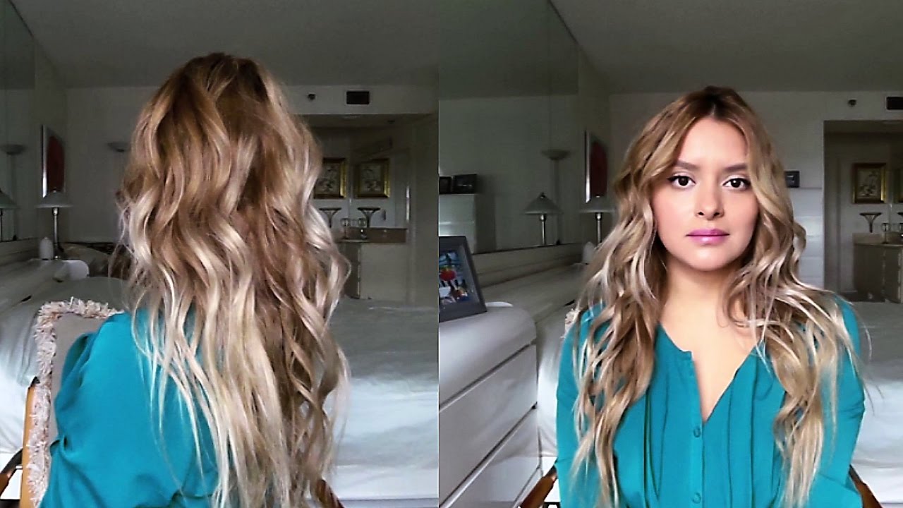 Wavy hair effect using a curler Jackie EFFEX YouTube