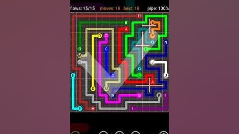 Flow Free  Star Field Pack Level 121  - 125