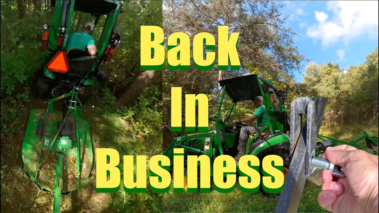 John Deere 1025R Sway Link Repair, Back In Business. Trail Maintenance