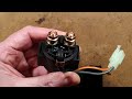 Inside a cheap quad/scooter starter relay solenoid