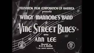 Wingy Manone - Vine Street Blues (w/Ann Lee)