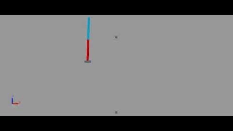 Double inverted pendulum swing up