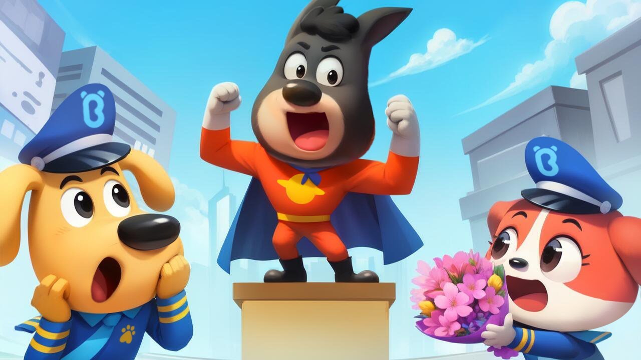 Ketika Dobie Terlalu Percaya Diri😎| Animasi Lucu | Kepala Polisi Labrador | BabyBus Bahasa Indonesia