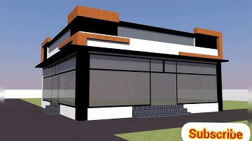 Shop design (sketchup design)