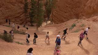 Wandeling door Bryce Canyon