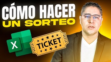 Cómo Hacer un SORTEO en Excel 🎲 - [Plantilla Incluida para descargar]