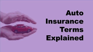 2017 Auto Insurance Terms Explained What Is Covered by a Basic Auto Insurance Policy