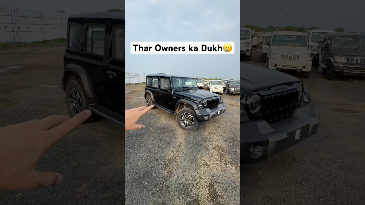 Thar Owners ka Dukh🥲 ft. New Mahindra Thar Roxx Updated