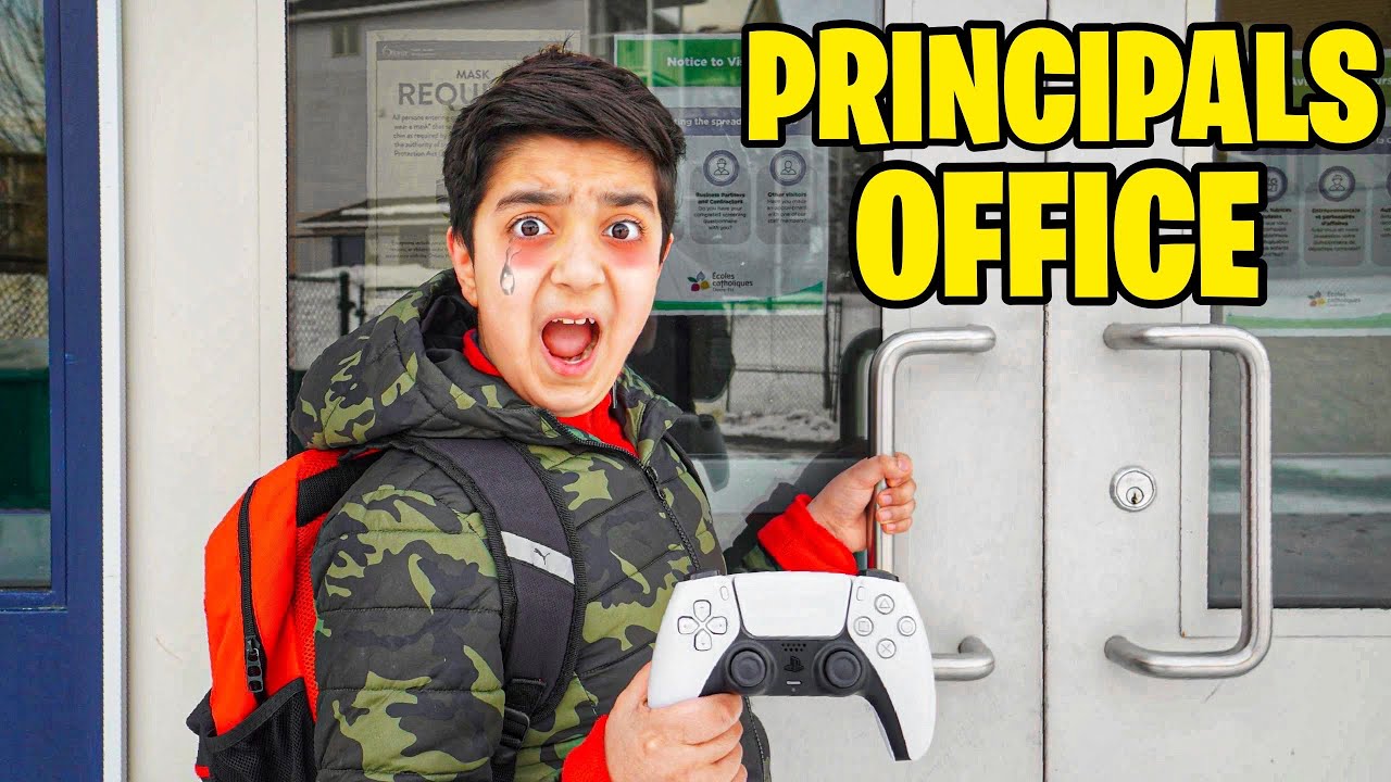 Little Brother Got Sent To The Principals Office For Playing Fortnite At School