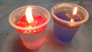 Water Candle | Diwali Decoration Ideas | Floating Candles | DIY Home Decor for Diwali | DIY Candles