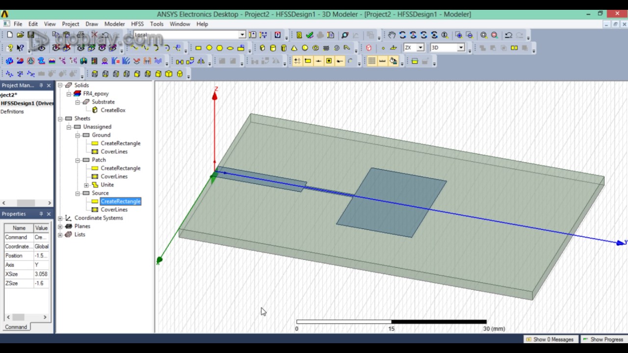 Rectangular Microstrip Patch Antenna