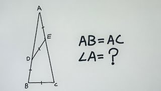 Q66 | Math Olympiad | Geometry | Isosceles Triangles | Angle Chasing | Rhombus
