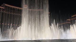 Fountains of Bellagio  “Viva Las Vegas” (Night) 4K