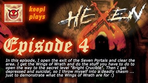 Hexen walkthrough 4/24 | Opening Secret Level Bright Crucible