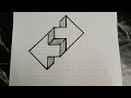 How To Draw Optical Illusions On Paper | 3D Arrows | 3D Drawing | #Shorts | #simplywaste2022