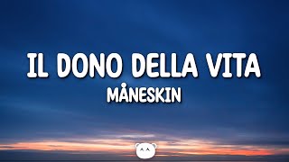 Måneskin - IL DONO DELLA VITA (Lyrics) Resimi