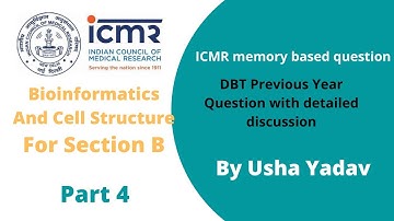 ICMR Section B question analysis Part 4 #ICMR #CSIR