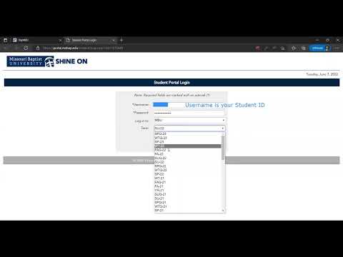 How to access your student portal