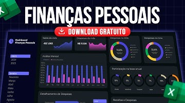 Dashboard de Finanças Pessoais 100% no Excel [Download Gratuito]