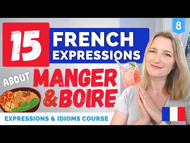 15 French Expressions & Idioms About FOOD & DRINKS | French Expressions Course | Lesson 8 🇫🇷