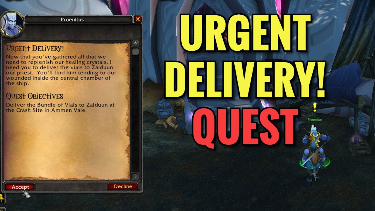 Urgent Delivery! Quest (WoW TBC)