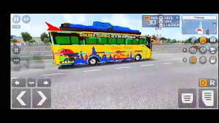 Bus simulator Indonesia new skin release golden Google Ac 🤟🤟🤟 screenshot 3