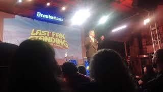 Bruce Campbell sings at the Troubadour