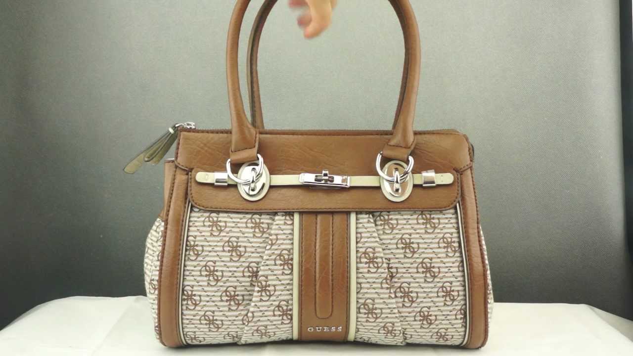 Guess Handbag Authentic Satchel Adelisa Mid 2012 Collections YouTube