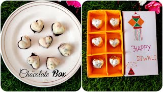 Diwali Special😍Homemade Chocolate Box 🤗| Diwali Gift Ideas💥🎁