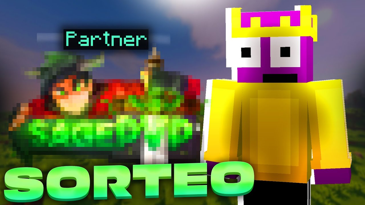 SOY el NUEVO PARTNER de este SERVIDOR FAMOSO *SORTEO OP* | MINECRAFT HCF