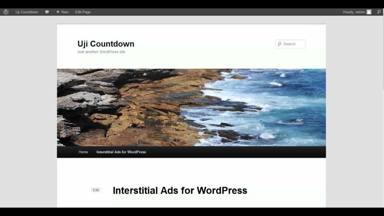 Interstitial Ads for WordPress