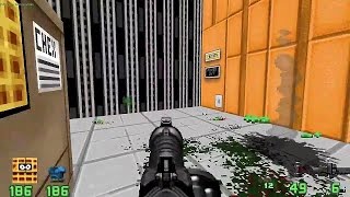 What happens when you load Brutal Doom v20b with Chex Quest 3