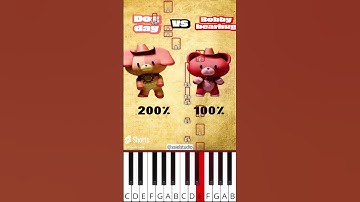Cotton Eye Joe Smiling Critters Energy level Final Tournament (@ssielstudio) - Octave Piano Tutorial