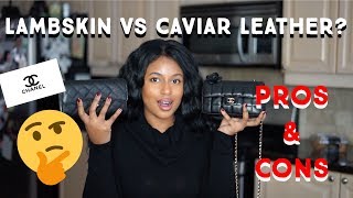 Chanel Lambskin vs Caviar Leather? PROS & CONS | + Bonus New Chanel | MyLadyMarie