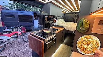 Vanlife Day in the life | Dirt Bikes & Rock Climbing