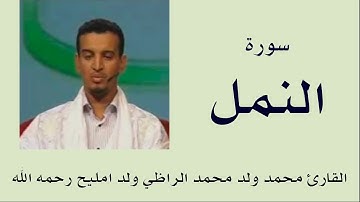 سورة النمل برواية ورش :: القارئ محمد ولد محمد الراظي ولد امليح