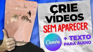 📹 Como Criar VÍDEOS NO CANVA SEM APARECER (Aula Completa)