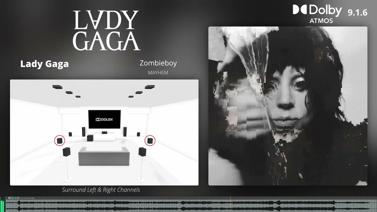 Lady Gaga - Zombieboy - Dolby Atmos Stems (Instruments  & Hidden/Back Vocals)