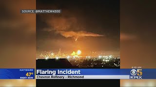 Richmond Flaring: East Bay Air Quality Officials Investigating Flaring At Richmond Chevron