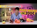 Top chaussures de football pour moins de 200