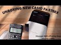 Unboxing new calculator fx570ex  original casio malaysia recommended for spm