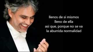 Andrea Bocelli "semplicemente" subtitulada chords