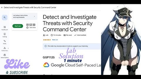 Detect and Investigate Threats with Security Command Center || GSP1125 || Qwiklabs Arcade 2025.