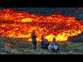 FAST FLOWING LAVA RIVERS BLOCKED THE MAIN PATH!!! - Iceland Volcano Eruption - June 14, 2021