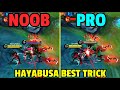 The BEST TRICK To Deal MAXIMUM DAMAGE WITH HAYABUSA! | MOBILE LEGENDS