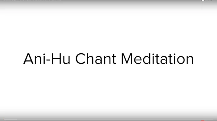 MSIA | Ani Hu Chant Meditation